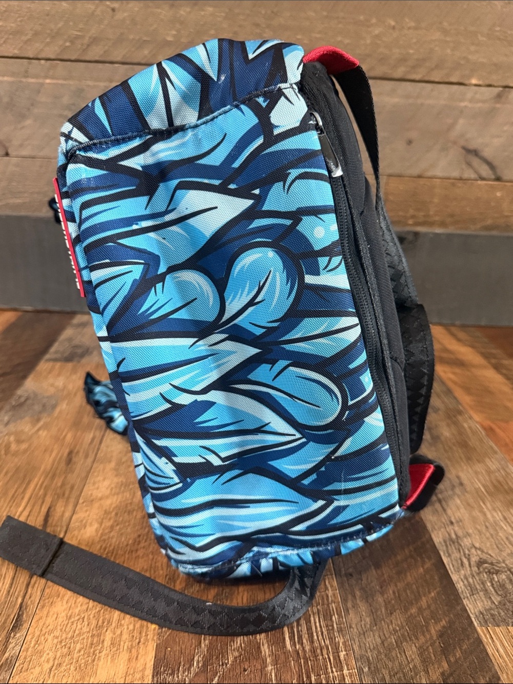 Sprayground Money Trees Shark Wings Limited Edition Backpack - Picture 11 of 12
